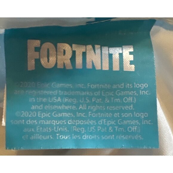 Fortnite Themed Twin Flat Sheet Blue White 64"x95" Video Game - Picture 4 of 7